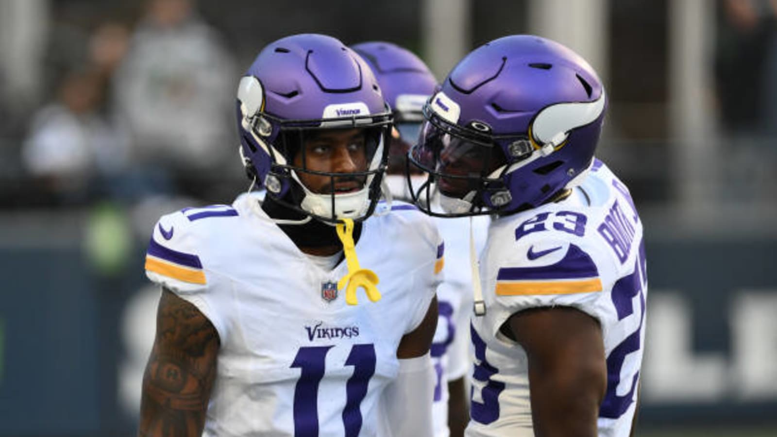 Vikings CBs Mekhi Blackmon, Akayleb Evans leave Thursday's