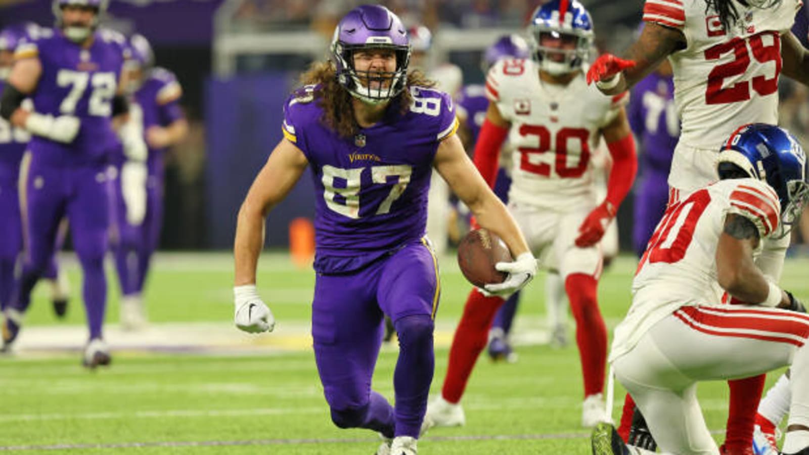 Vikings injury updates: T.J. Hockenson, Jalen Nailor, Kene Nwangwu, Brian Asamoah