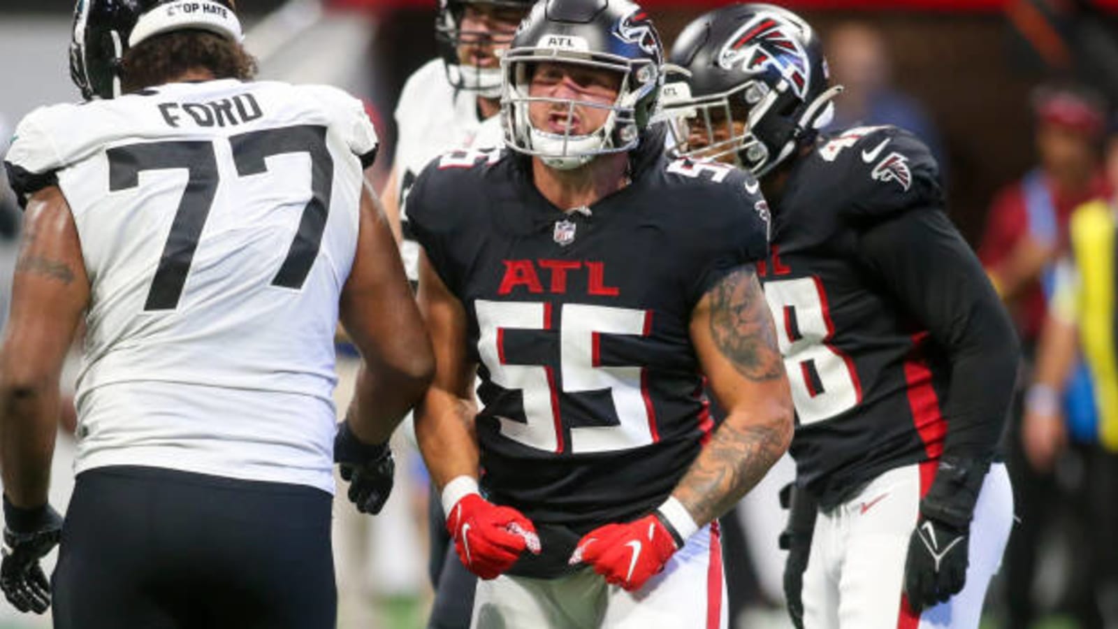 Falcons Offer Nate Landman Injury Update