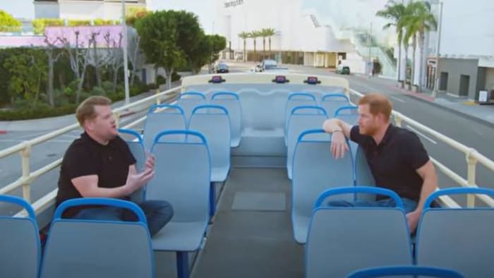 James and Harry's big day out