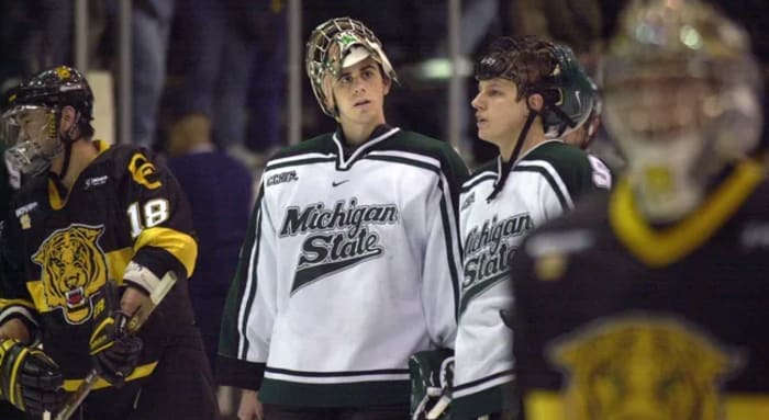 Ryan Miller, Goaltender, Michigan State (2000-02)