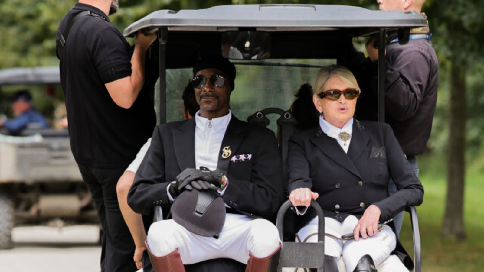 Snoop Dogg & Martha Stewart Go Full Equestrian at Paris Olympics