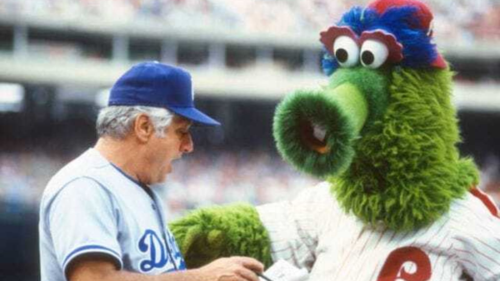 This Day In Dodgers History: Tommy Lasorda Fights With Phillie Phanatic