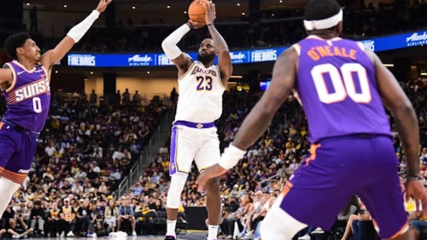 Lakers Vs. Suns Preseason Preview: LeBron James Out