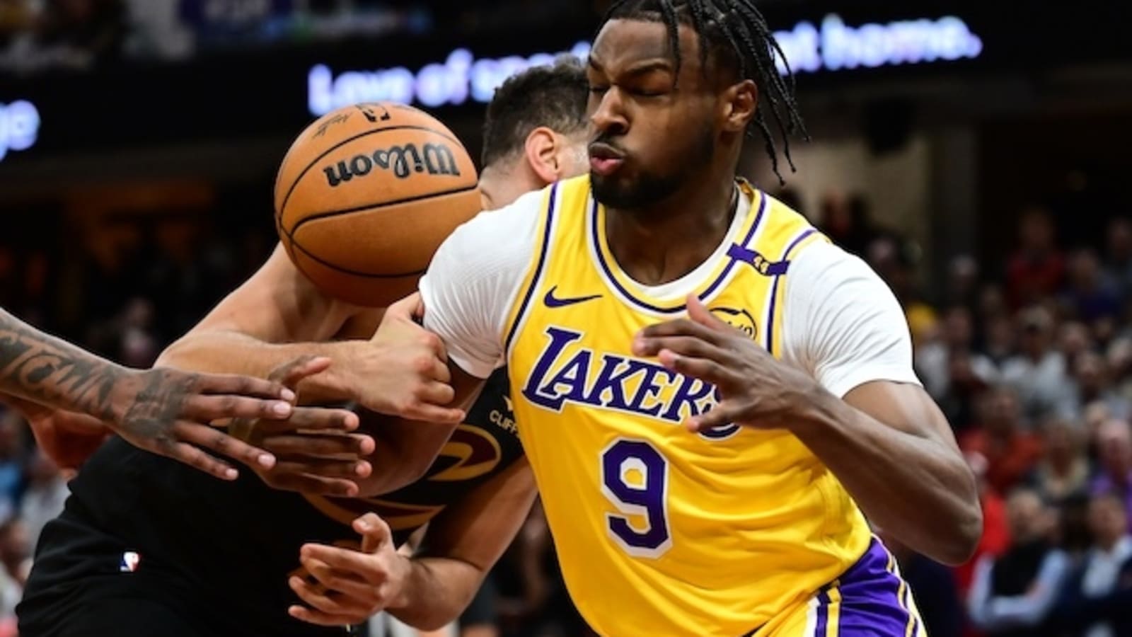 Cavaliers Gifted Net From First Basket To Bronny James