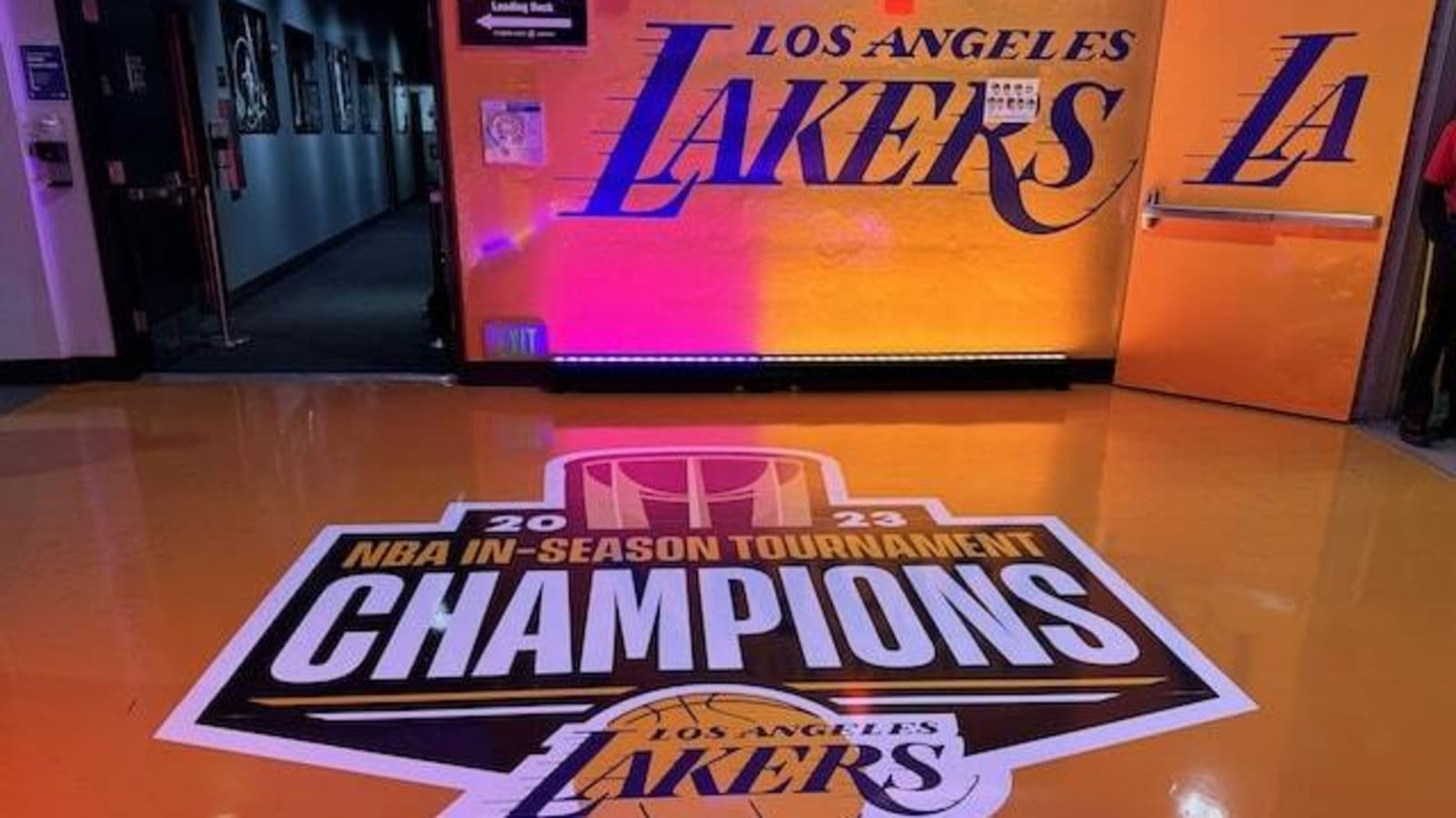Lakers Unveil 2024 NBA Cup Home Court