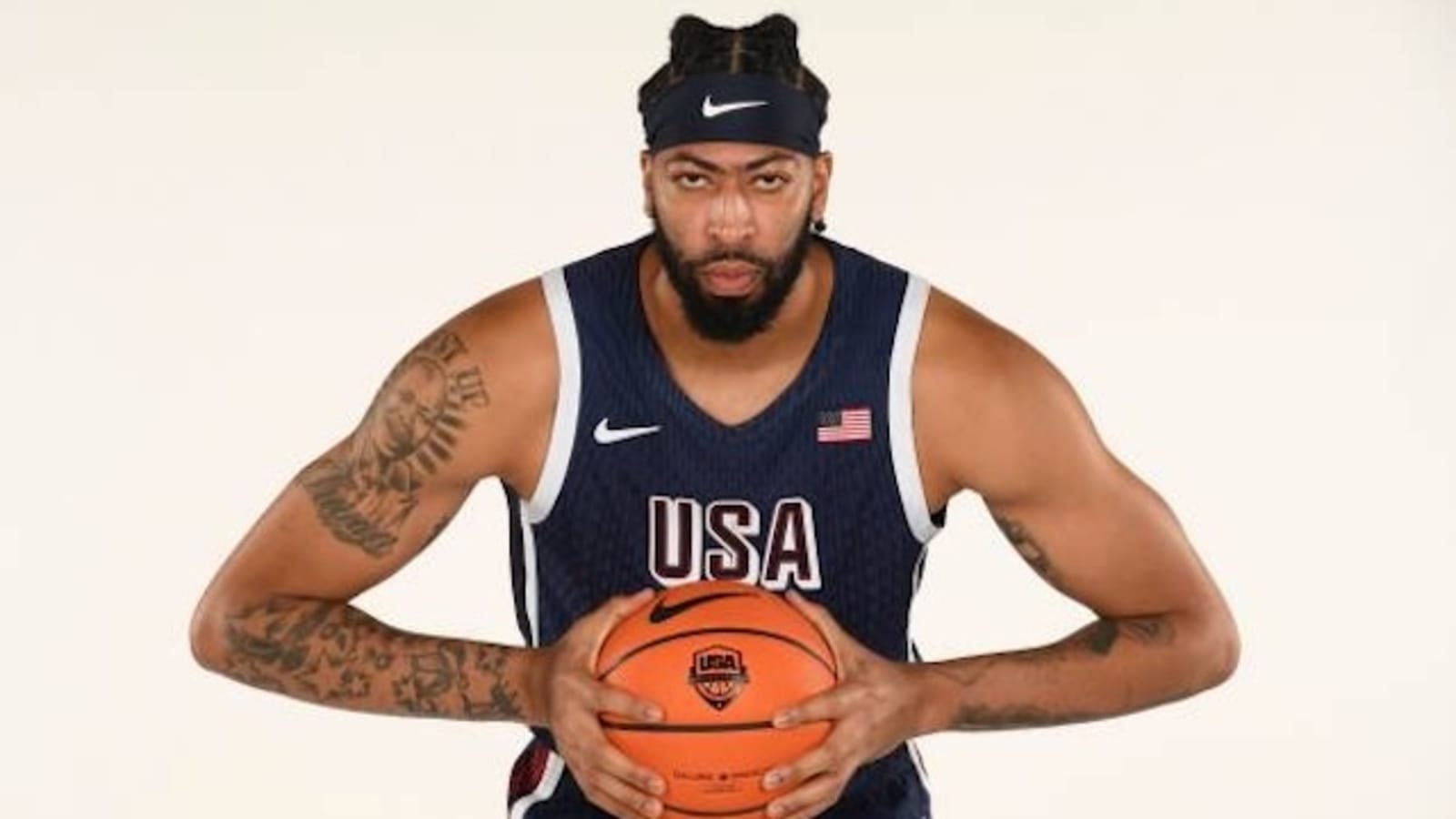  Anthony Davis Discusses Playing Different Role On Team USA For 2024 Olympics