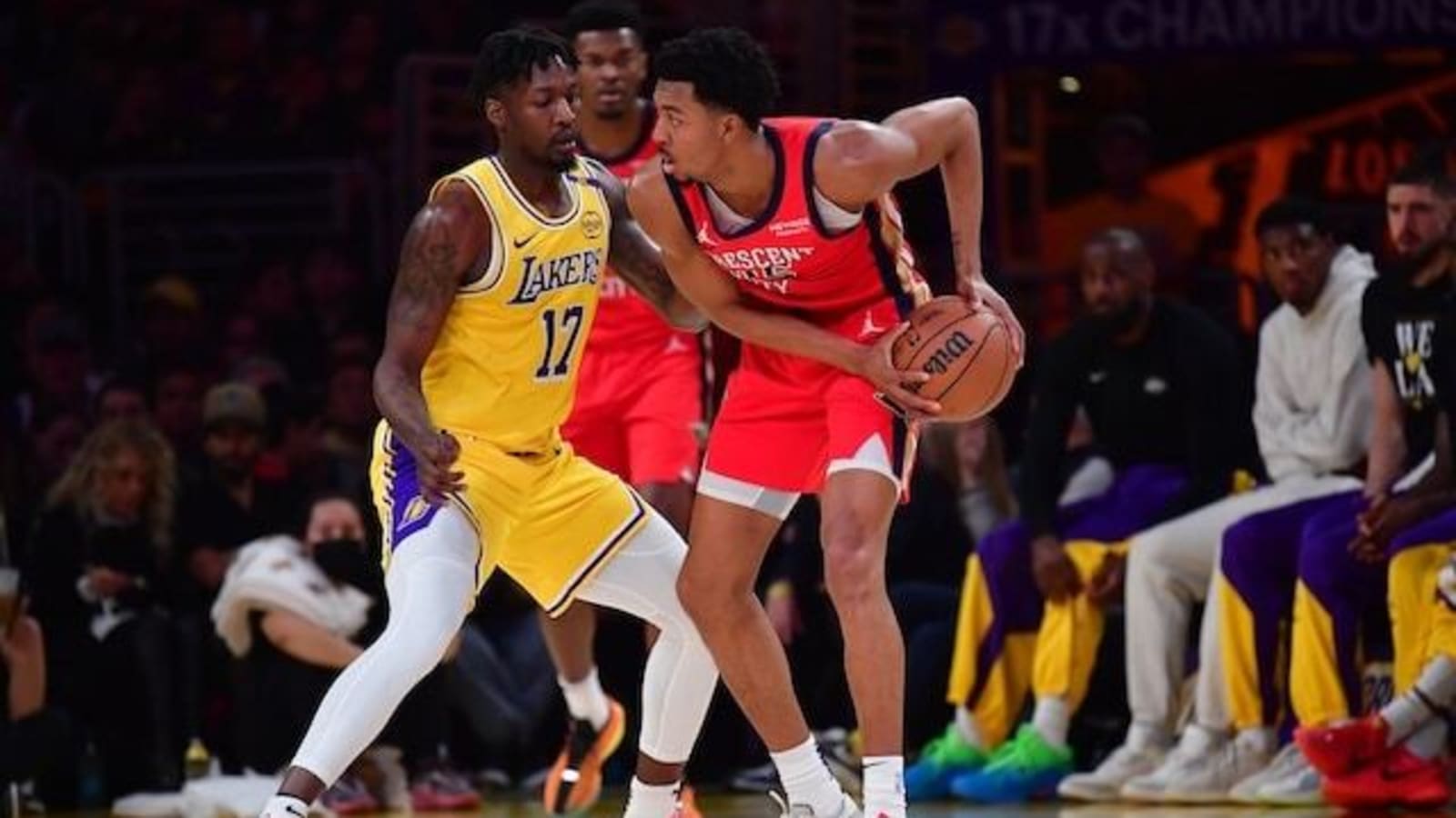 Pelicans’ Trey Murphy Shares Praise For Lakers’ Defense