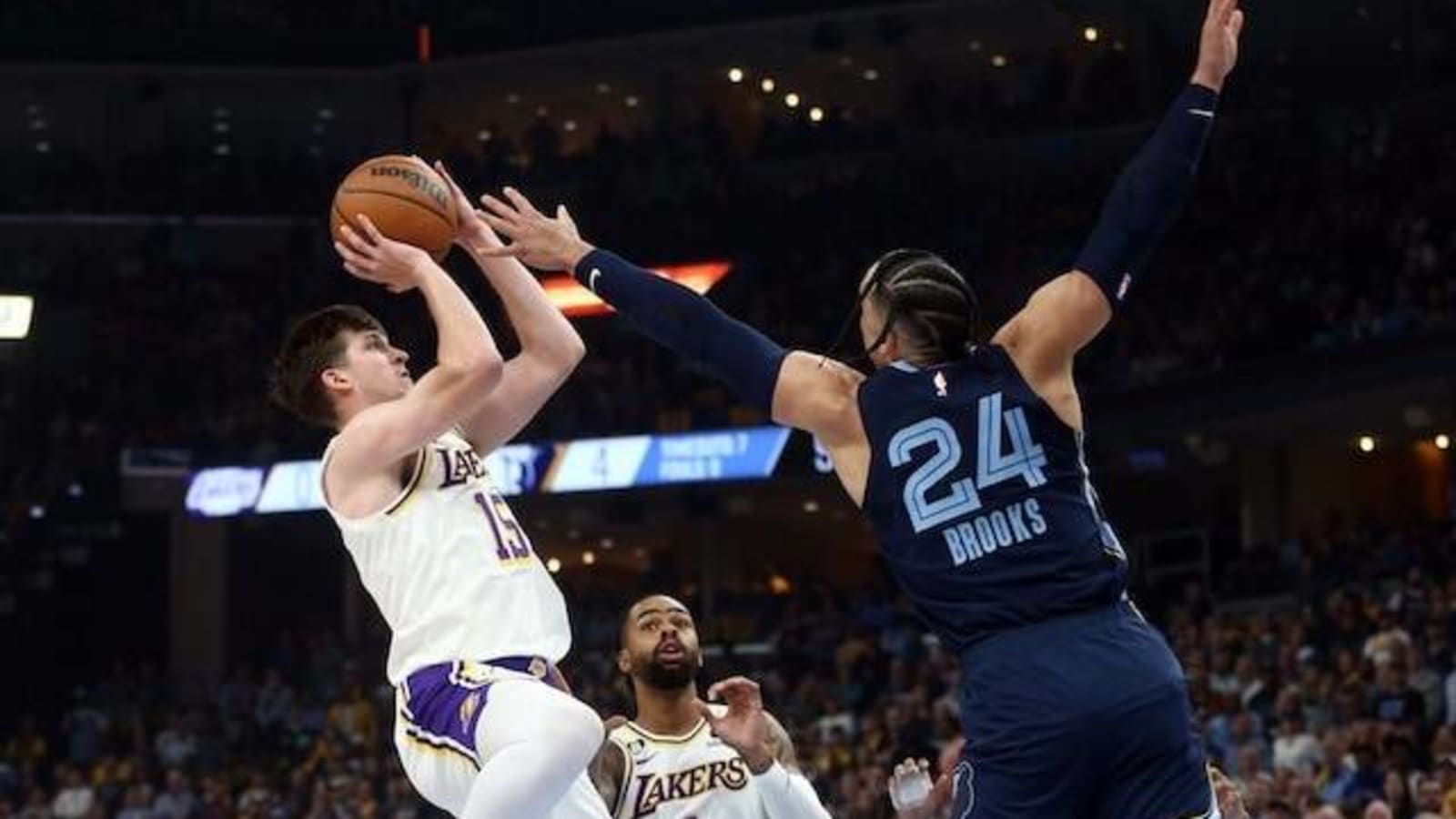  Austin Reaves & Rui Hachimura Carry L.A. In Second Half Of Game 1 Against Grizzlies