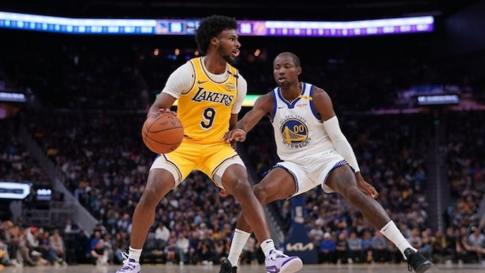  Quincy Olivari, Bronny James Shine Against Warriors In Preseason Finale