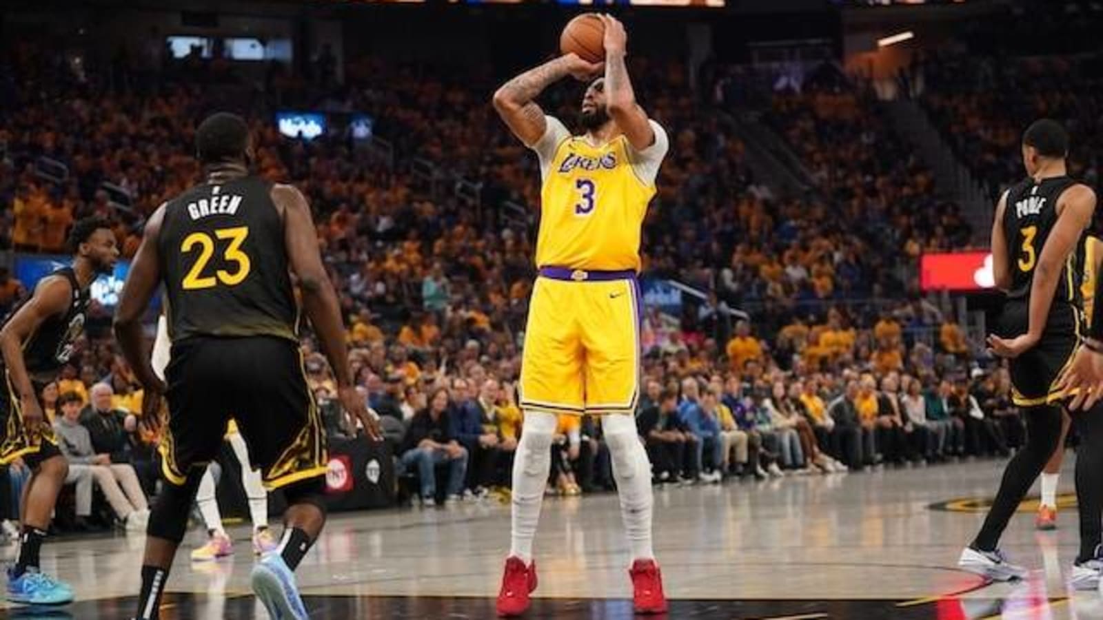  Lakers Steal Game 1 From Warriors On Road Behind Dominant Anthony Davis Performance