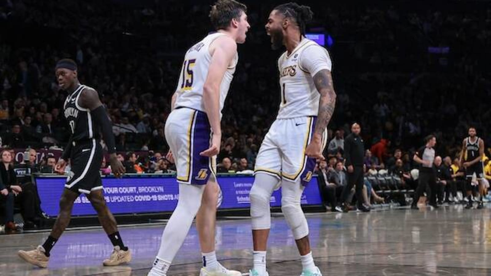 Austin Reaves: ‘Super Important’ For Lakers To See D’Angelo Russell Get Off To Hot Start To 2024 NBA Playoffs