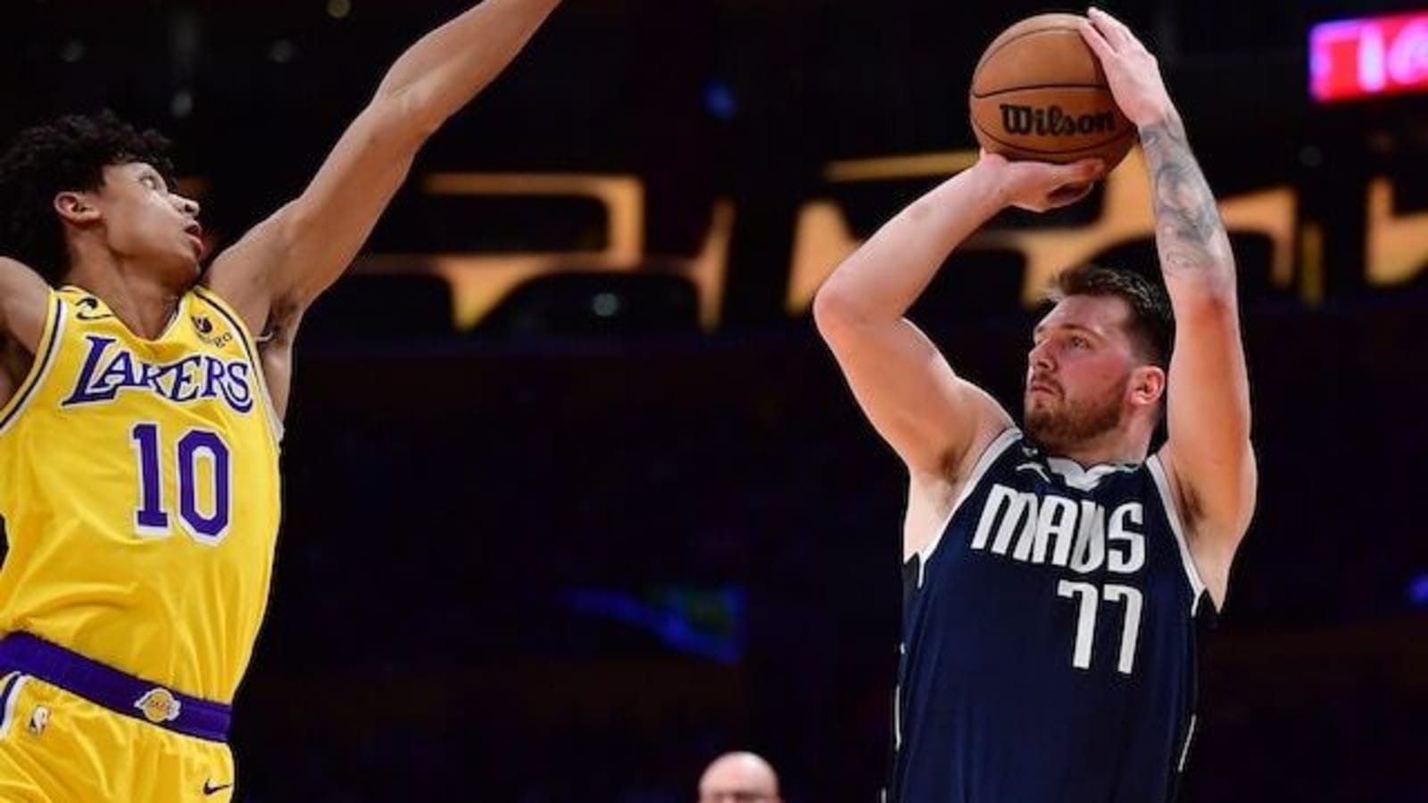Luka Doncic Lakers No. 77 Jerseys Officially For Sale