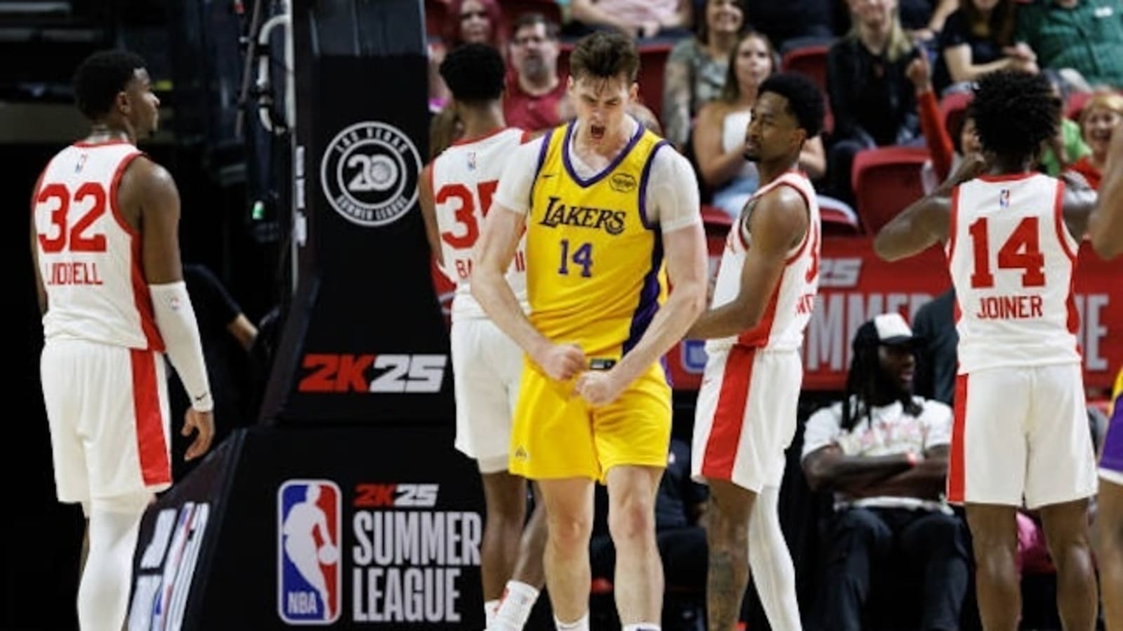 Colin Castleton: It Felt Good For Lakers To Get First Summer League Victory Over Hawks