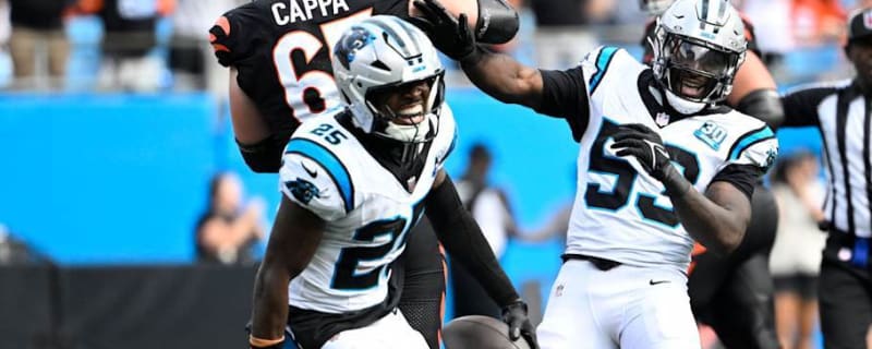 Panthers Safety Xavier Woods Fined for Late Hit on Bengals Tight End Mike Gesicki