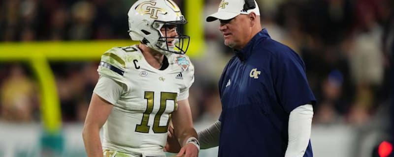 Everything From Georgia Tech QB Coach Chris Weinke After The Yellow Jackets&#39; 8th Spring Practice