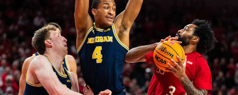 Nebraska Men's Basketball Falls Short Against No. 15 Michigan