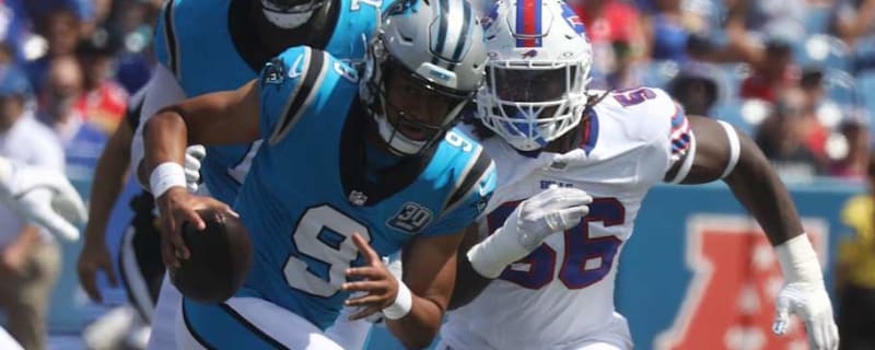 Bills rule out two DEs, elevate two P-Squad players for Sunday vs. Cardinals