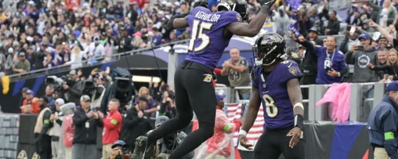 Ravens&#39; Lamar Jackson, Nelson Agholor Forming Elite Connection