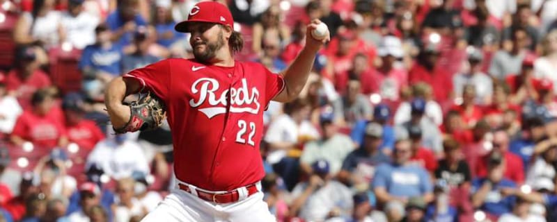 Cincinnati Reds' Starting Pitcher Wade Miley Faces Hitters in Live Batting Practice