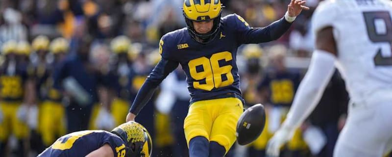 Michigan Football&#39;s Dominic Zvada wins Big Ten Kicker of the Year