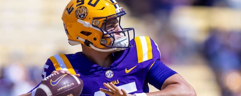 Former LSU Football Quarterback, Prized Prospect Reveals Transfer Destination