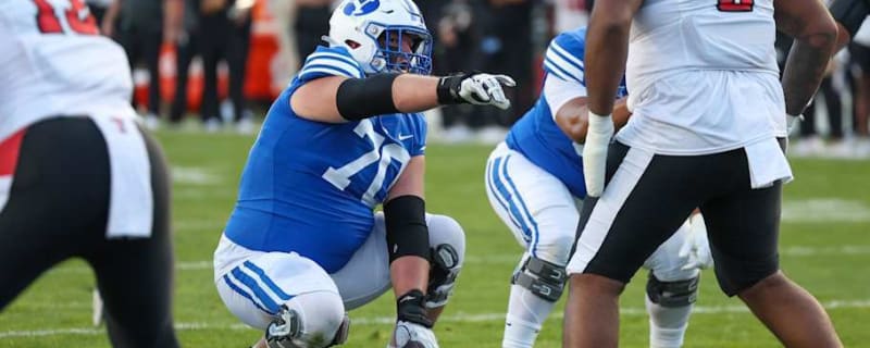 BYU Offensive Line to Get Connor Pay Back for Kansas, Brayden Keim Out