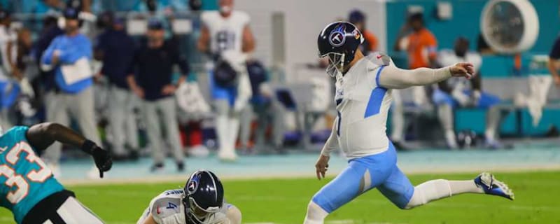Titans Kicker Nick Folk Named Player of Week