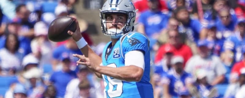 Panthers waive rookie quarterback, leaving two on the roster
