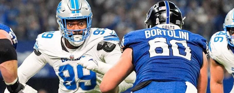 Smith Highest, Vildor Lowest PFF-Graded Lions Against Colts