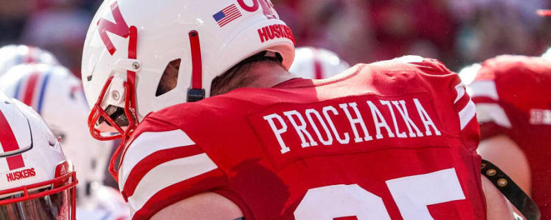 Nebraska OL Teddy Prochazka Suffers Season-Ending Injury