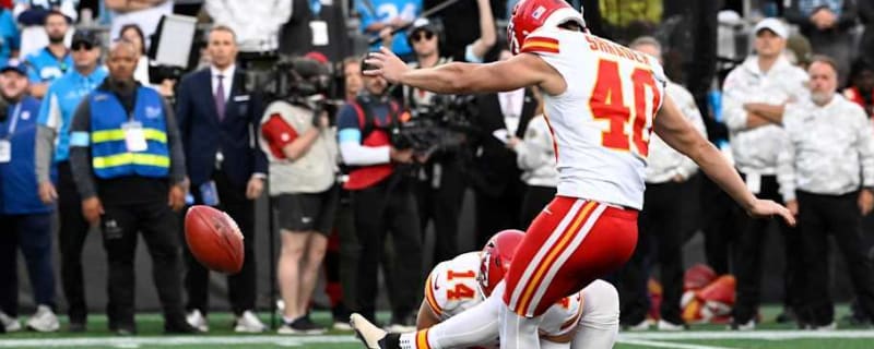 Chiefs Salute Spencer Shrader for Game-Winning Kick, Rookie 'Grateful' for Chance in KC