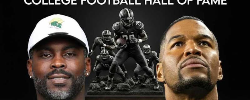 Michael Vick and Michael Strahan Will Enter The College Football Hall Of Fame