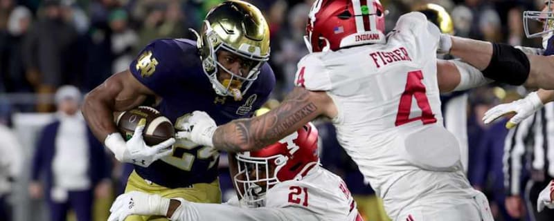 What Aiden Fisher, Jailin Walker, James Carpenter Said After Indiana's 27-17 Loss at Notre Dame