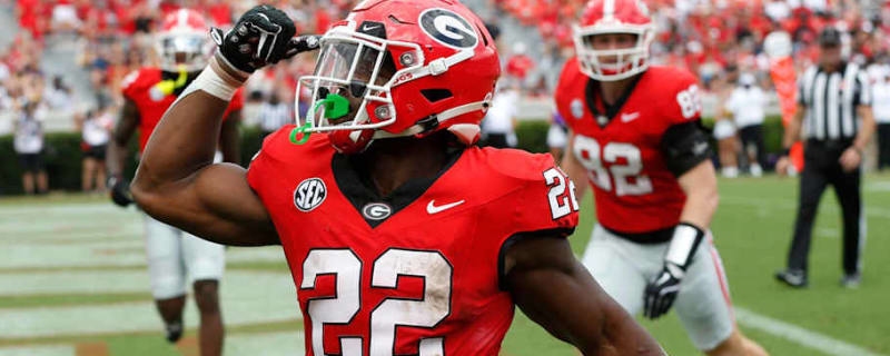 Georgia Running Back Injured Against Mississippi State