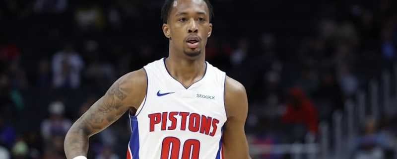 No. 5 Pick Ron Holland II to Make Debut for Pistons versus Pacers