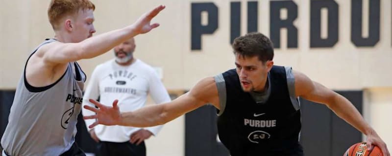 Watch: Purdue Men&#39;s Basketball Shares Awesome Moment with Hall of Famer Bob Ford
