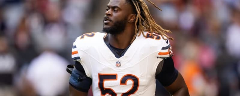Bears Inactives: Edge Rusher Darrell Taylor Out Against Patriots