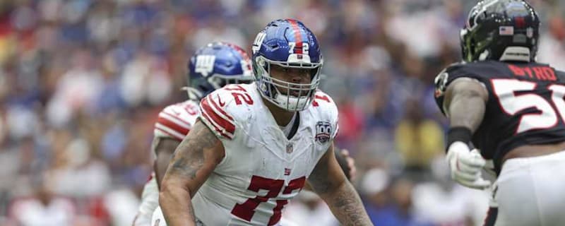 Giants O-Line Sinks in New Ranking