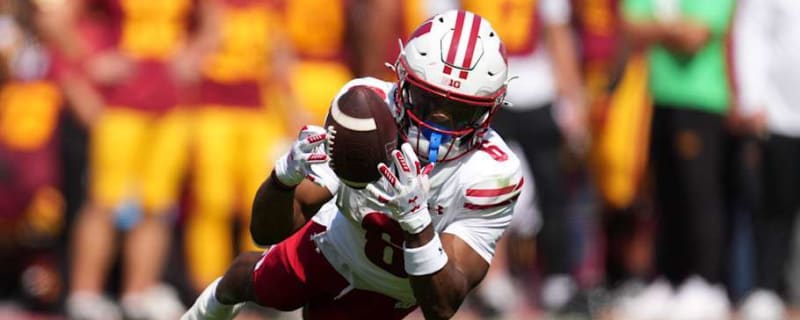 Badgers receiver Will Pauling ruled out against Rutgers after first-half exit