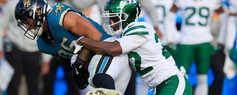 Watch: New York Jets’ Tony Adams Claims First Interception of Season