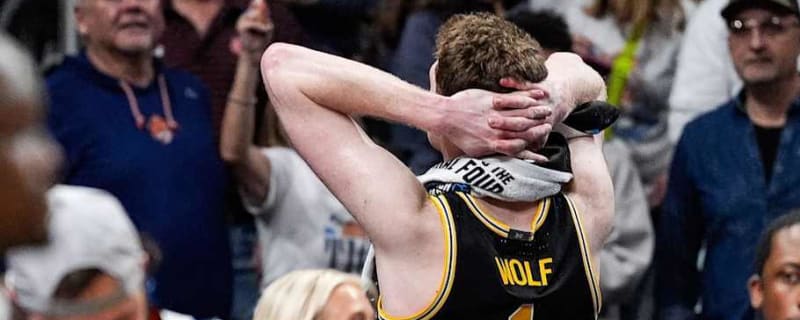 Michigan&#39;s Danny Wolf shares heartfelt message following Sweet Sixteen loss to Auburn