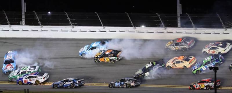 Castroneves, Truex, and Chastain Exit Daytona 500 in Nasty Lap 71 Crash
