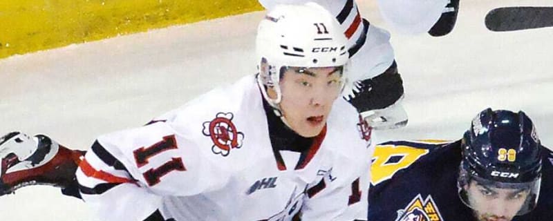 Chinese-born Jets prospect Kevin He achieves historic OHL-first