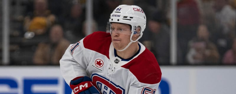 Canadiens left winger struck by car, out three to four weeks