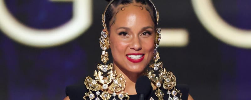 Which member of the Jackson family had a crush on Alicia Keys?