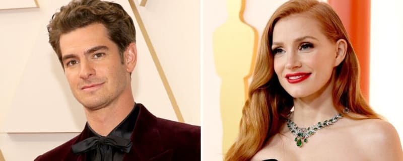 Andrew Garfield Says Jessica Chastain Rescheduled ‘Tammy Faye’ Filming so He Could See His Mom Before Her Death