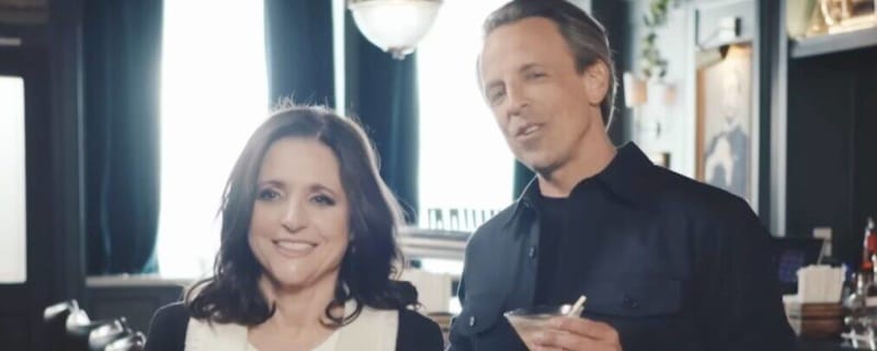 Seth Meyers Takes Julia Louis-Dreyfus ‘Day Drinking’ and Things Get Wild