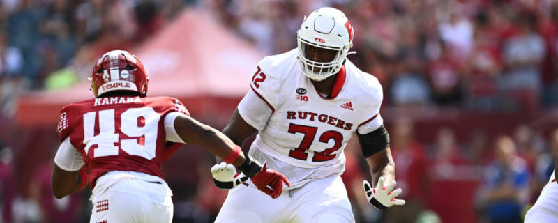 Hollin Pierce 2025 NFL Draft: Scouting Report For Rutgers Scarlett Knights OT