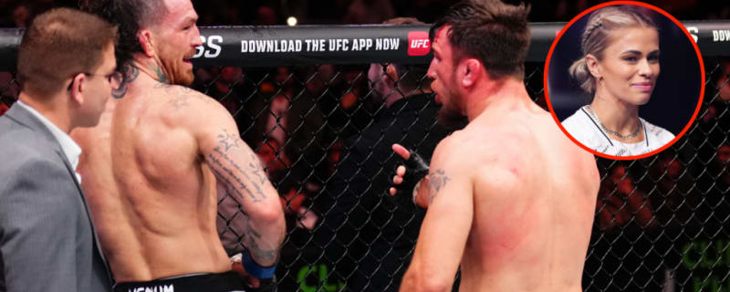 Paige VanZant’s husband Austin Vanderford in post-fight scrap after winning UFC Seattle debut by TKO